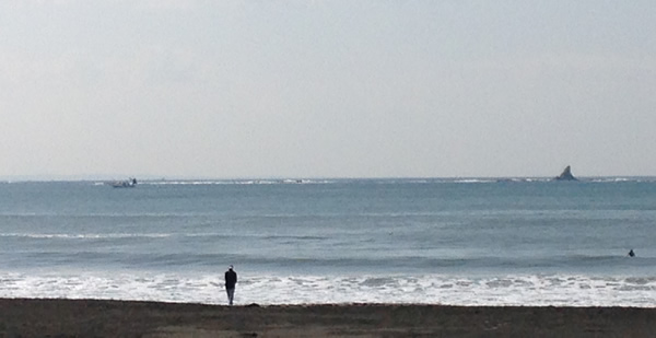 茅ヶ崎の海です