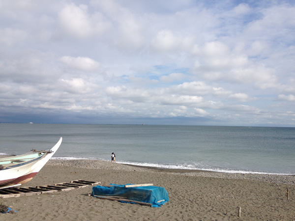 秋の湘南　人もまばらですね